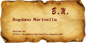 Bogdanu Marinella névjegykártya